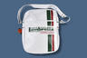 View Item Lambretta Mod Twin Stripe Flight Shoulder Bag Italia Wh